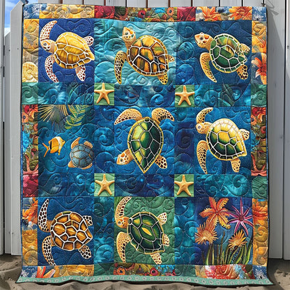 Turtle Patchwork Habitat WP0509048CL Quilt