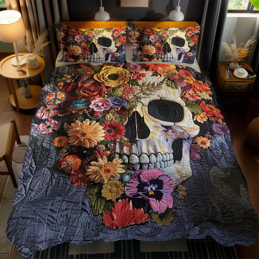 Floral Skull Dream WN2110088CL Duvet Cover Set
