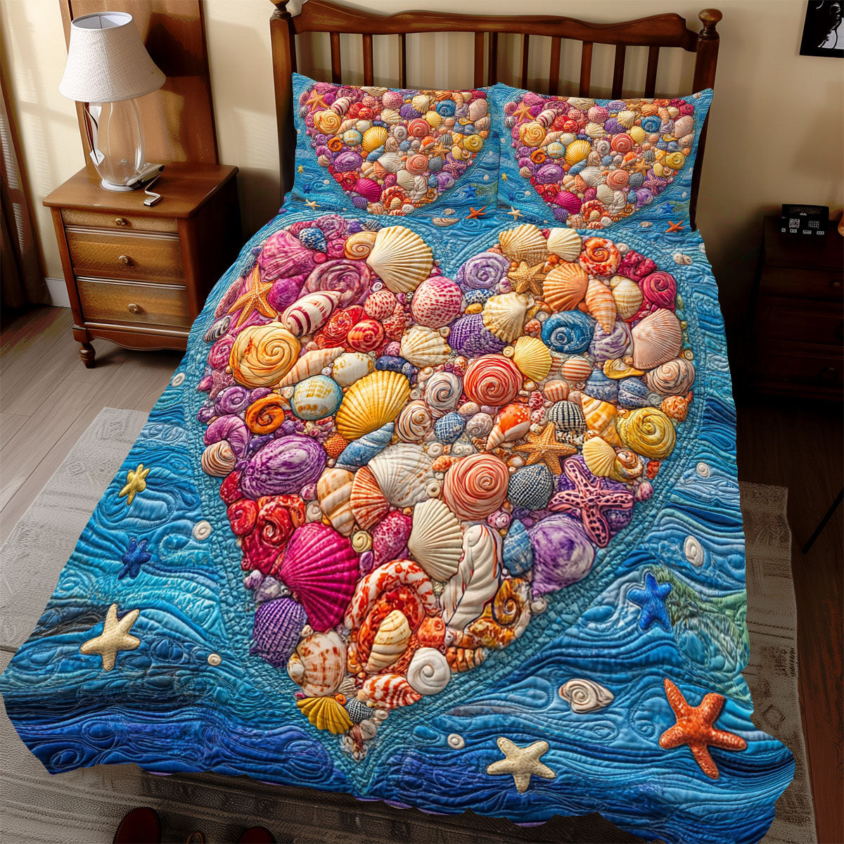Heart Shell WX1712061CL Duvet Cover Set