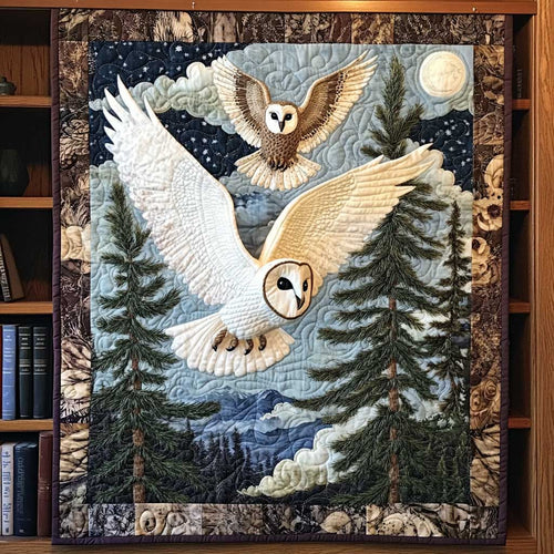 Pine Forest Owl WP1609016CL Quilt