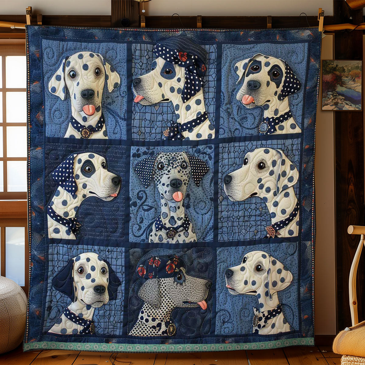 Dalmatian Joy WN1209013CL Quilt