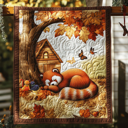 Red Panda Sleeping WX1710004CL Quilt