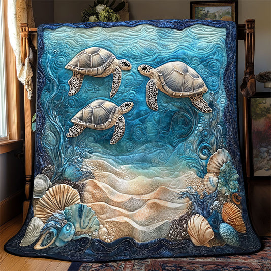 Sea Turtle WJ2712027CL Quilt