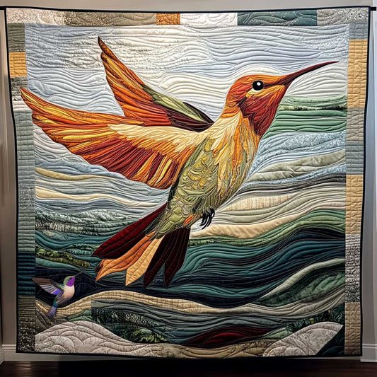 Hummingbird's Floral Sunshine WN0910103CL Quilt