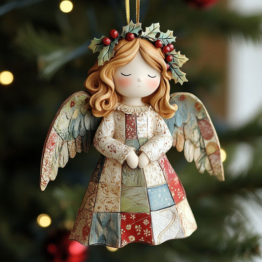 Quilt Cherub CP2411029CL Christmas Ornament
