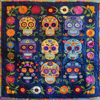 Sugar Skulls WJ1109025CL Quilt