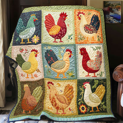 Farm Hens Collection WP1211041CL Quilt