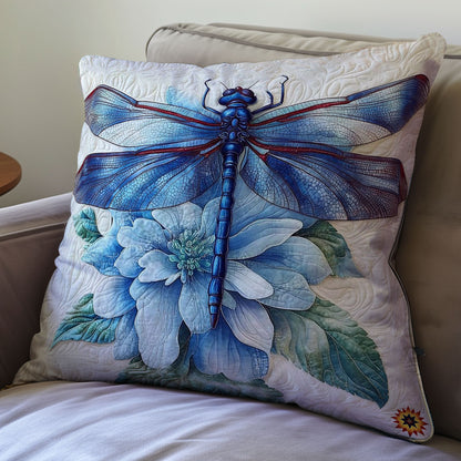 Blue Garden Dragonfly WY1012091CL Quilt Pillow Case