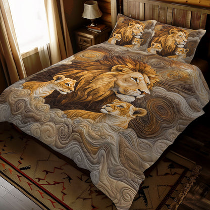 Lion Family WJ0811030CL Duvet Cover Set