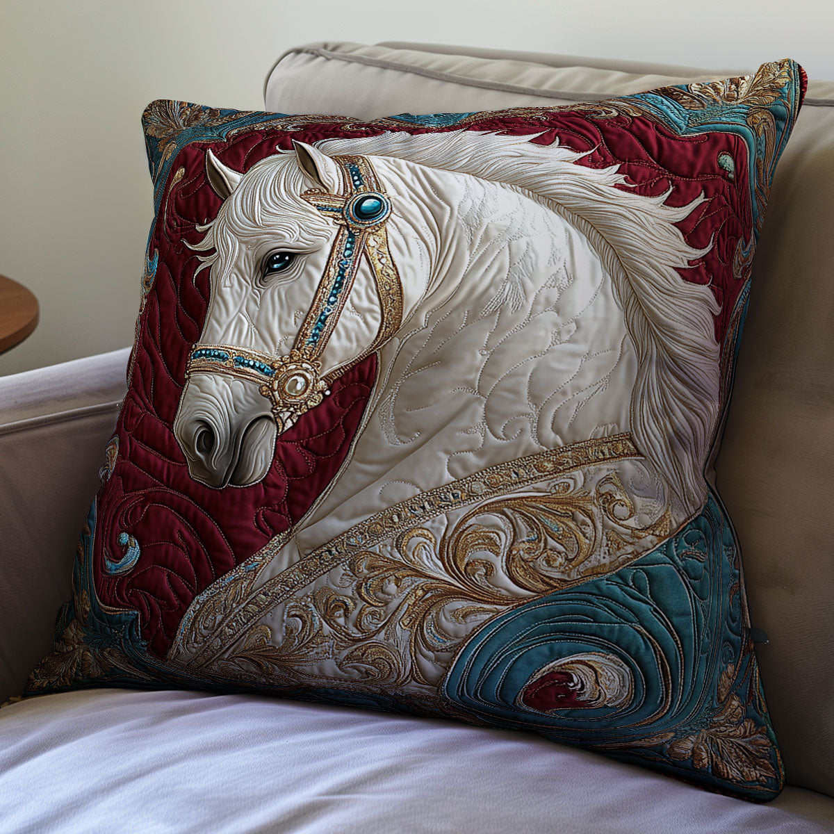 Majestic Horse WX3012059CL Quilt Pillow Case