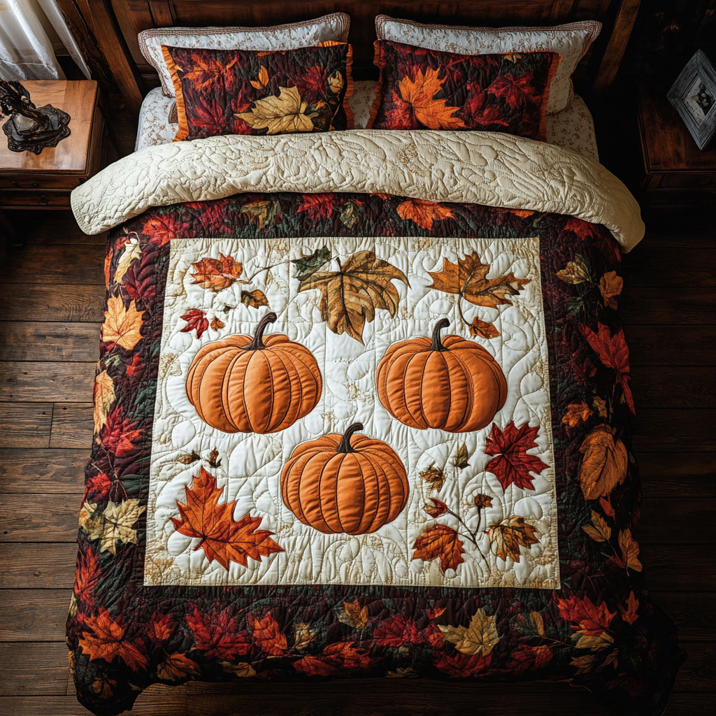 Pumpkin Harvest WY2001048CL Duvet Cover Set