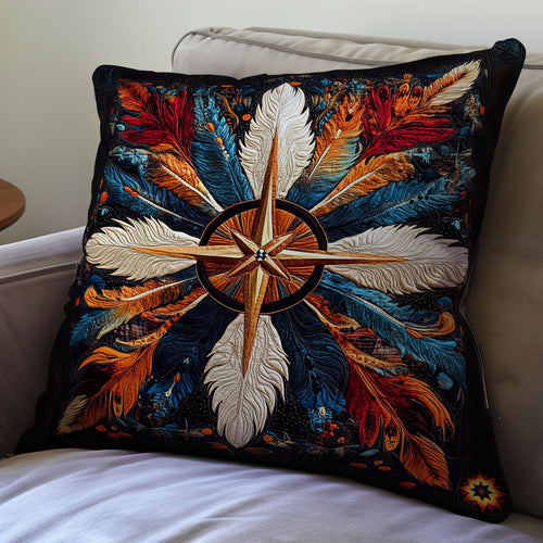 Compass Native American WY0412097CL Quilt Pillow Case