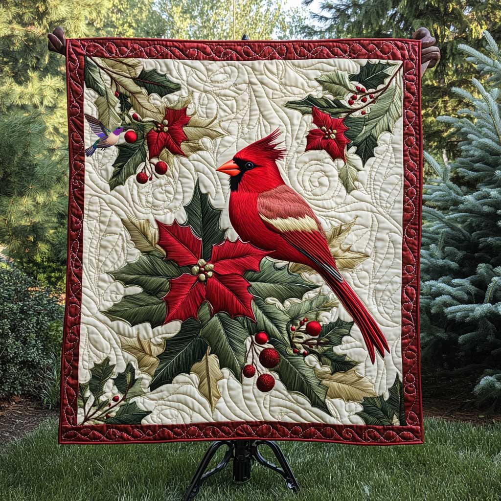 Red Cardinal WJ0110019CL Quilt