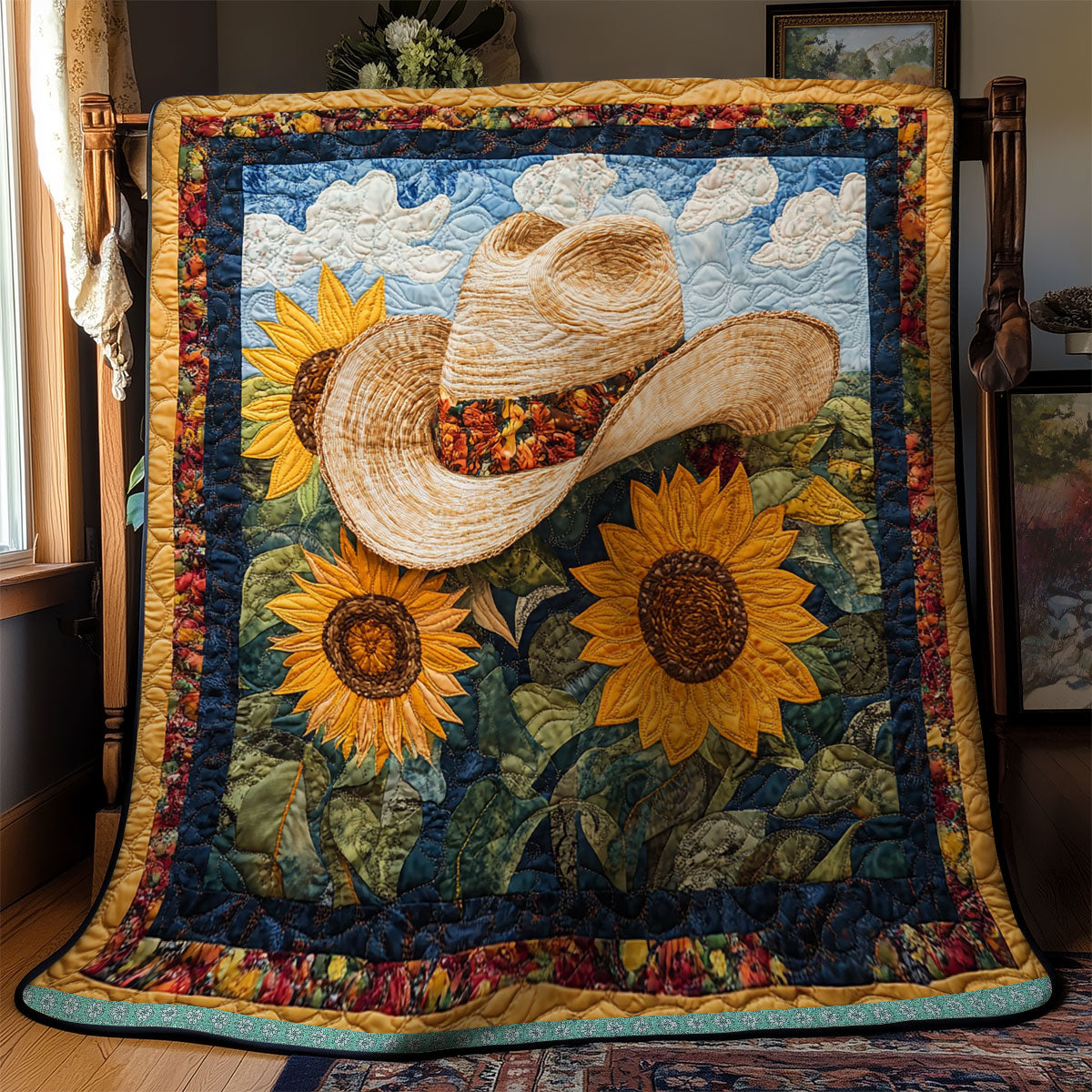 Sunflower Hat WX2211043CL Quilt