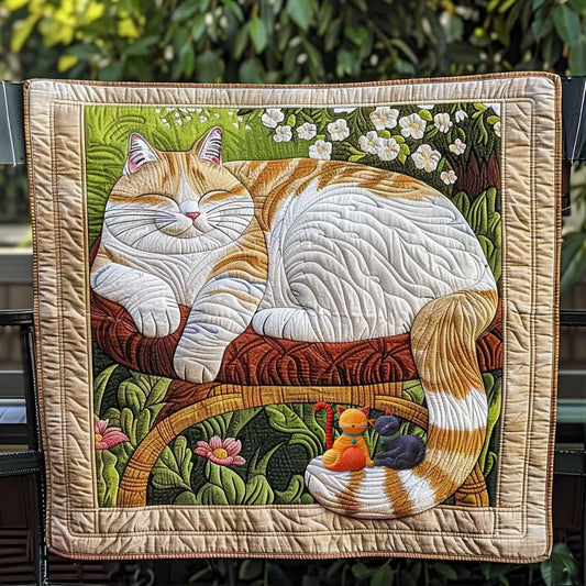 Chubby Tabby Sunday WP1110002CL Quilt