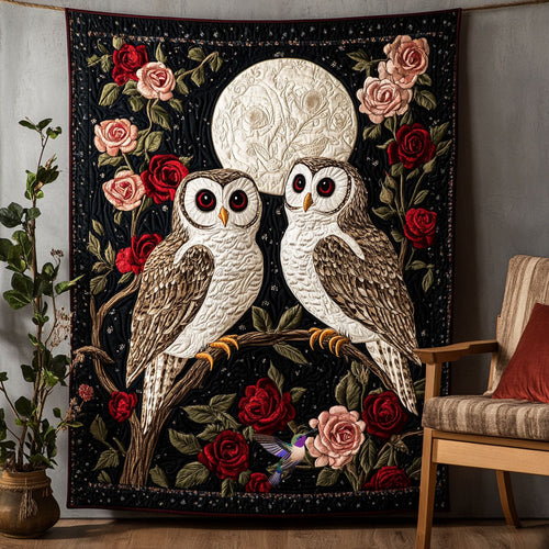 Owl Rose WX0110022CL Quilt