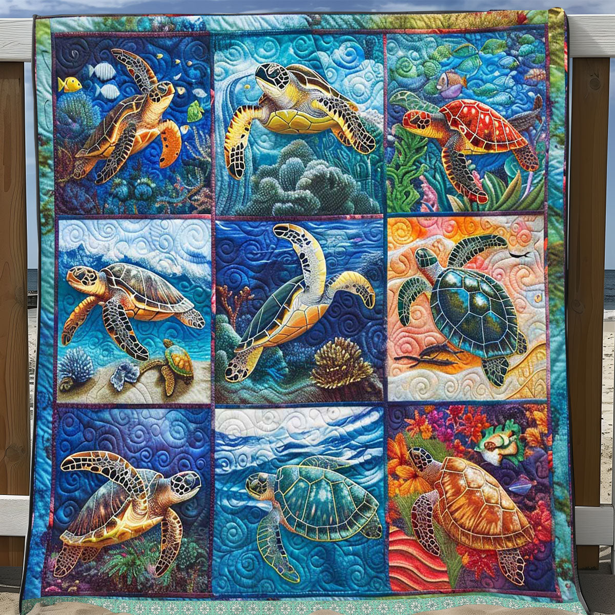 Turtle Haven WP0409049CL Quilt