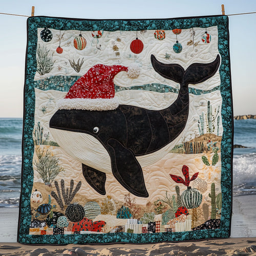 Santa Killer Whale WY1311043CL Quilt
