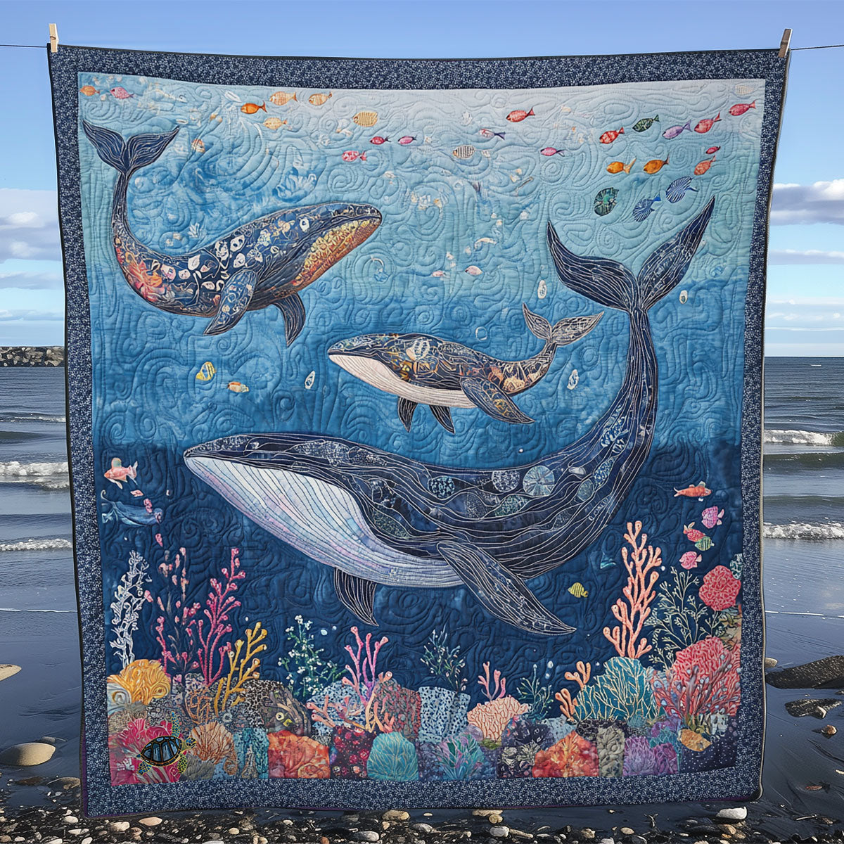 Whale WY1511018CL Quilt