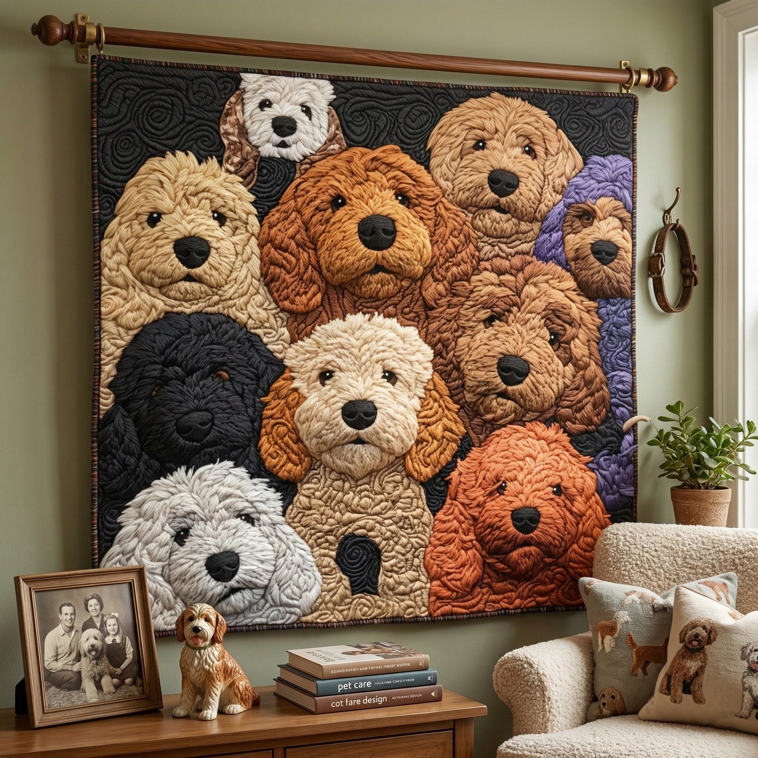 Doodle Dog WJ0512017CL Quilt