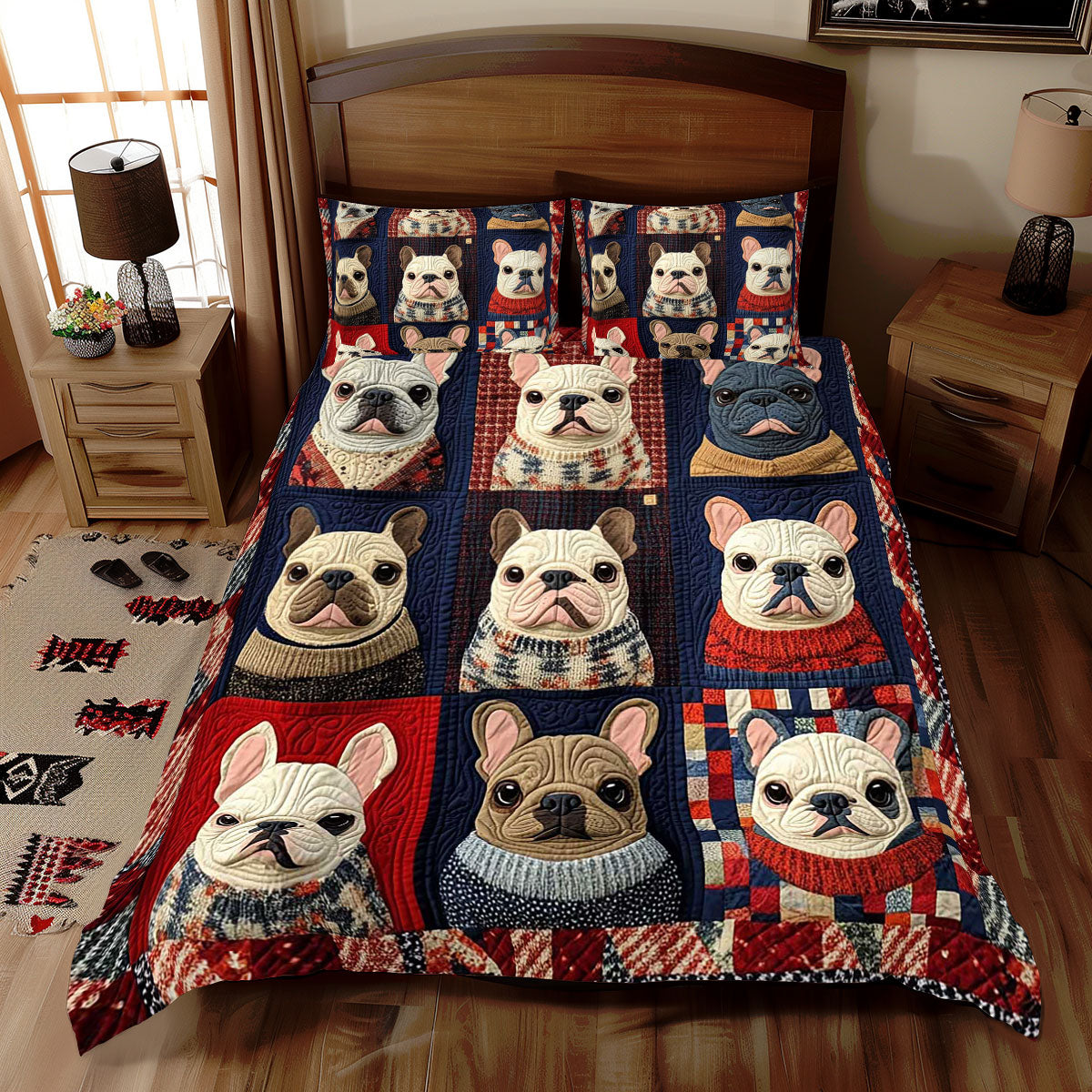 French Bulldog WJ0110027CL Duvet Cover Set
