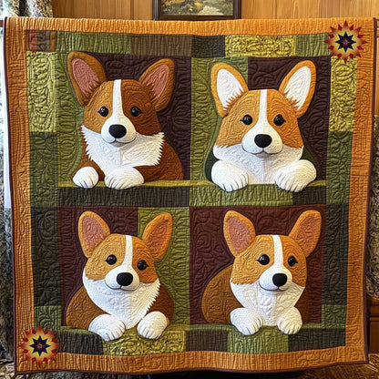 Comfy Corgi Moments WN0411062CL Quilt