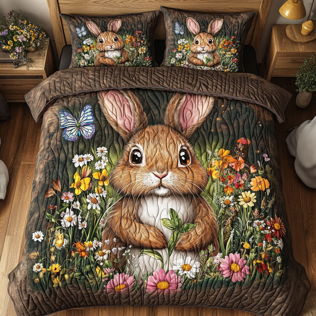 Bunny Flower WT0703132CL Duvet Cover Set