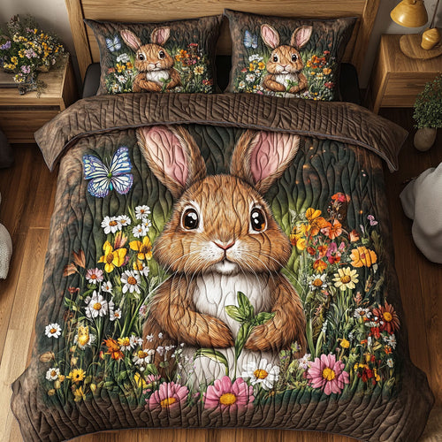 Bunny Flower WT0703132CL Duvet Cover Set