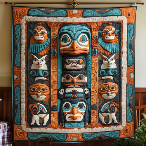 Native Tribe Mask CP0304002CL Quilt