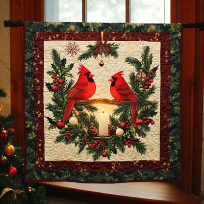 Christmas Cardinal Bird WJ0212002CL Quilt