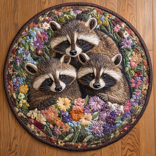 Among Blooming CP0807019CL Quilted Round Mat