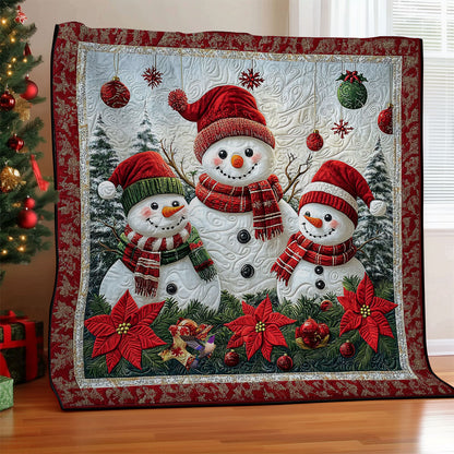 Santa Snowman WY2811011CL Quilt