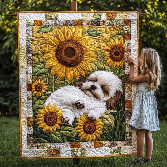 Shih Tzu Sunlit Nap WN2809064CL Quilt