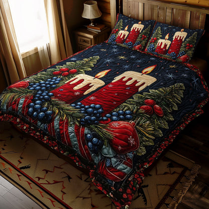 Christmas Candle WJ1511033CL Duvet Cover Set