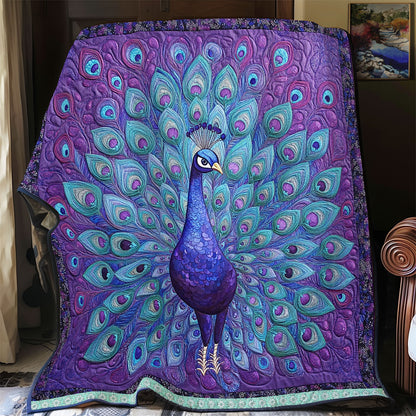 Pretty Peacock WX1312043CL Quilt