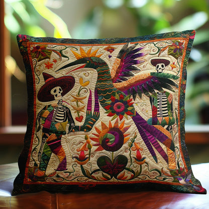 Hummingbird Skeleton Serenade WN2110157CL Quilt Pillow Case