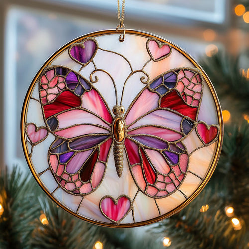 Glorious Heart Butterfly WY2202151CL Suncatcher