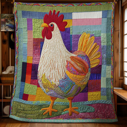 Chicken Colorful WX2111006CL Quilt