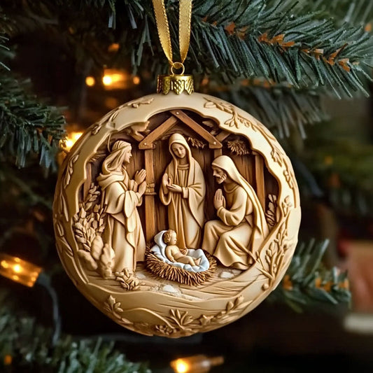 Christian Golden Light WN1610022CL Christmas Ornament