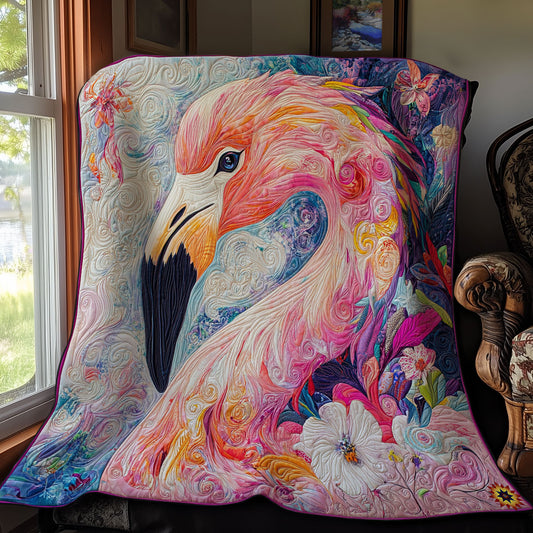 Flower Flamingo WY0911013CL Quilt