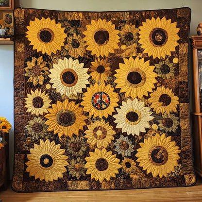 Rustic Sunflower WN0711091CL Quilt
