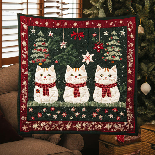 Christmas Cat WJ1811017CL Quilt