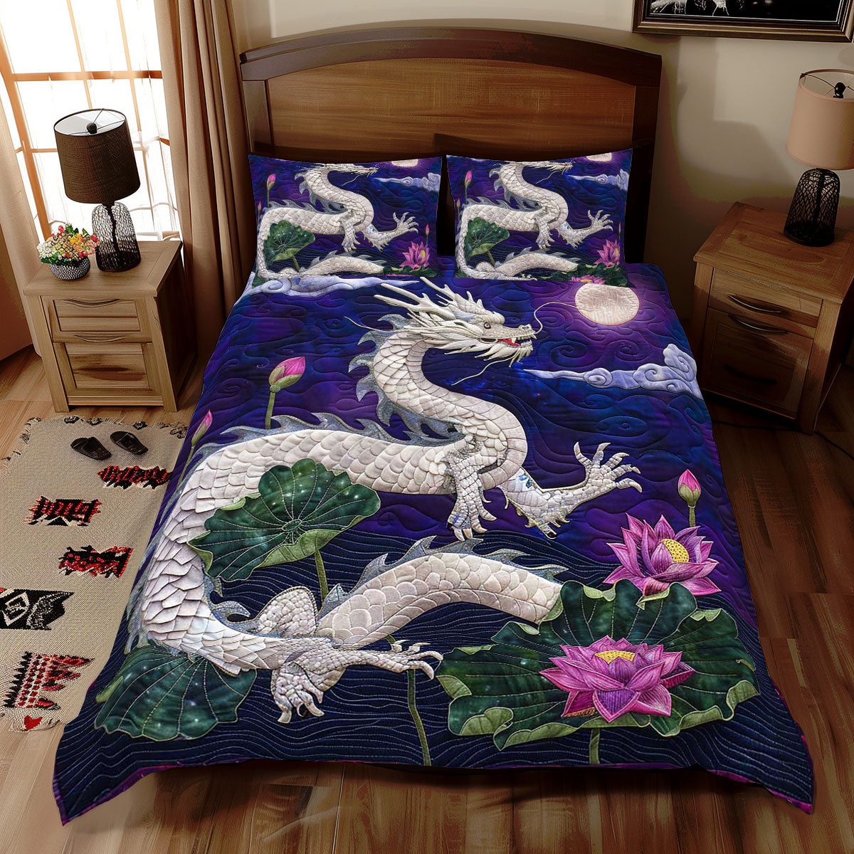 Lotus Dragon WJ1309032CL Duvet Cover Set