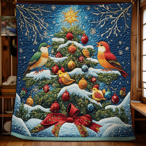 Bird Christmas Tree WX0312006CL Quilt