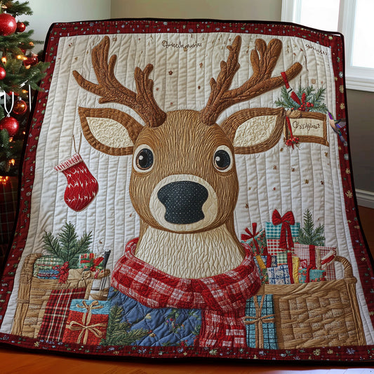 Christmas Reindeer WY1311016CL Quilt