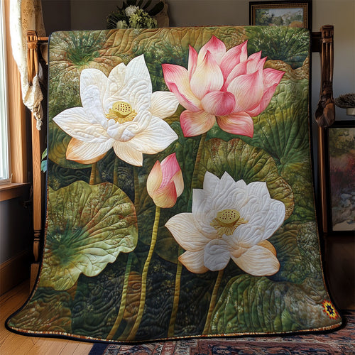 Lotus Flower WY0911012CL Quilt