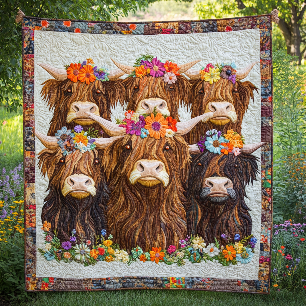 Highland Blooms YR1401005CL Quilt