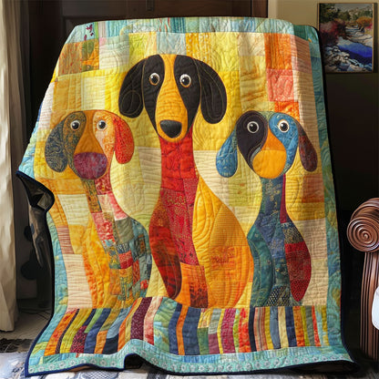 Dachshund Herd WN0508024CL Quilt