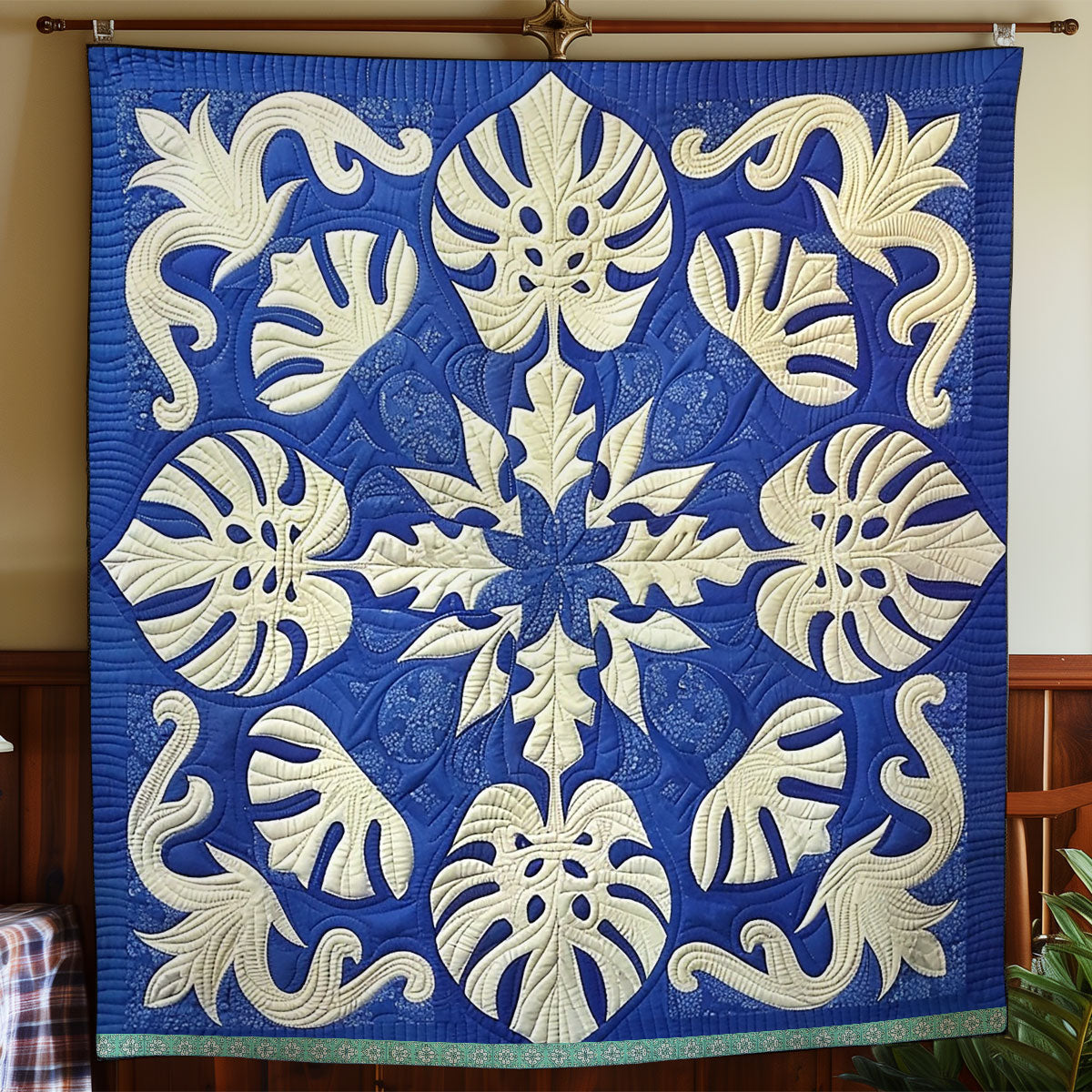 Hawaiian Monstera Dream WN1209082CL Quilt