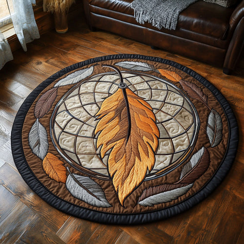 Native Dreamcatcher WP1403051CL Quilted Round Mat